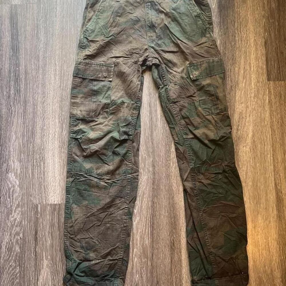 Carhartt-wip Men's Khaki and Green Trousers